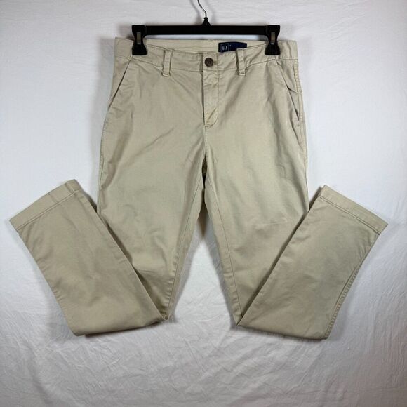 GAP Pants - GAP Khaki Chino Pants Straight Leg Stretch Size 0